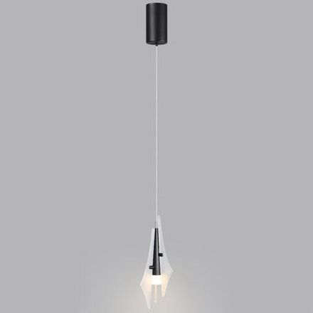 5442/6LA L-VISION ODL_EX26 черный/бел.матовый/металл/стекло/акрил Подвес LED 6W 3000K 633Лм AFALINA
