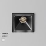 Встраиваемый светильник Alfa LED 4000K 10Вт 50°, DL043-01-10W4K-SQ-B-1. TM Maytoni