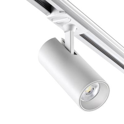 359159 PORT NT23 238 белый Светильник трековый однофазный трехжильный IP20 LED 24W 220V 3000К 2300Лм SELENE