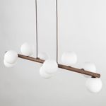 Подвесной светильник со стеклянными плафонами 10273 Estera Wood