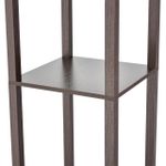 8090/1F COMFI LN25 кофейный/белый, дерево/текстиль Торшер Е27 1*60W 220V PRACTIC