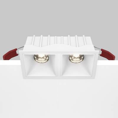 Встраиваемый светильник Alfa LED 4000K 2x10Вт 36°, DL043-02-10W4K-SQ-W. TM Maytoni