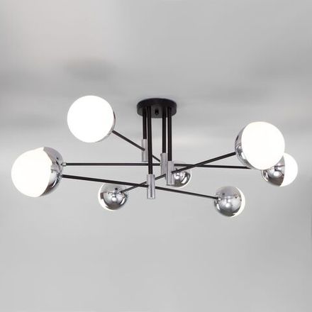 Умная потолочная люстра в стиле лофт 70129/8 хром Smart