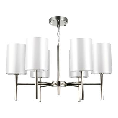 SLE107303-06 Светильник подвесной Никель/Белый E14 6*40W