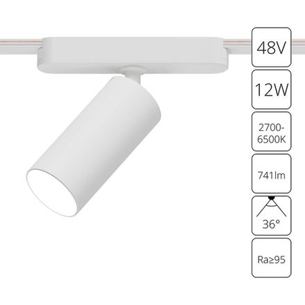 Магнитный трековый светильник Arte Lamp RAPID SMART A2958PL-1WH, 1хLED