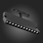 ST362.446.12 Магнитный трековый светильник Черный LED 1*12W 4000K 1 009Lm Ra>80 36° IP20 L219xW22xH134 48V
