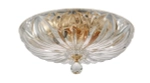 Светильник потолочный Crystal Lux DENIS D400 GOLD 1551/104