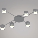 56730-0.3-06 GX53 GREY светильник потолочный Reluce, GX53х6