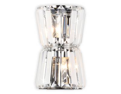 Настенный светильник TR5217/2 СН/CL хром/прозрачный E14/2 max 40W 245*150*110