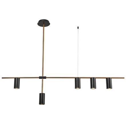 Светильник на штанге Indigo 11030/5R Brass, 5хE27