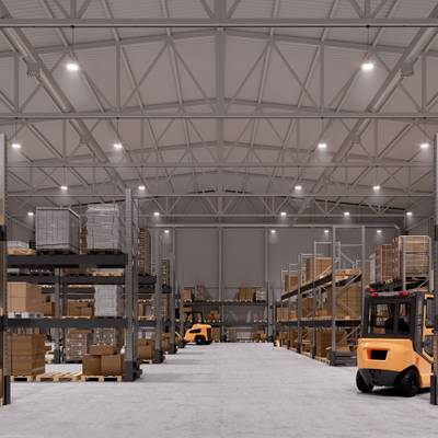 Светильник SP-ARIVA-MOTION-R350-200W White5000 (BK, 60 deg, 230V) (Arlight, IP65 Металл, 5 лет)