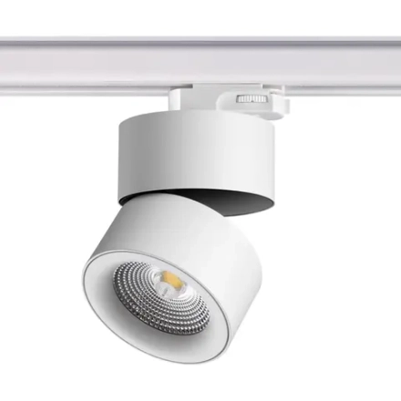 358788 PORT NT21 315 белый Трехфазный трековый светодиодный светильник IP20 LED 25W 4000K 2200Лм 100-265V GRODA