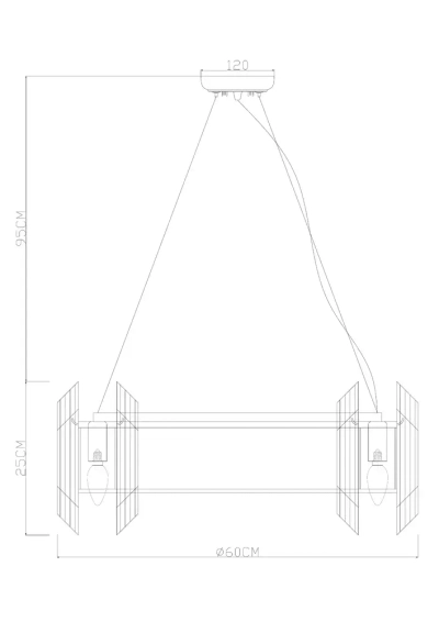 Подвесная люстра Arte Lamp JASTIN A2848SP-8GO, 8хE14