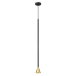 3884/1GB HIGHTECH ODL20 349 черно-золотистый/металл Подвесной светильник LED GU10 7W 220V PIPA
