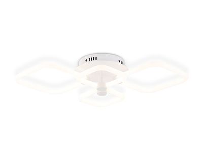 Потолочный светодиодный светильник с пультом FA3822/4 WH белый 3000K-6400K 86W 720*430*130 (ПДУ ИК)