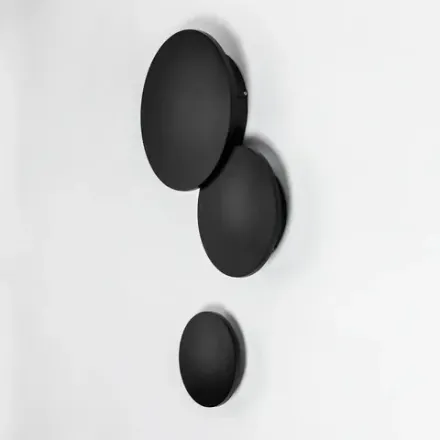 379347 Светильник PIATTO 1x12W LED 1200LM G ЧЕРНЫЙ 4000K IP65