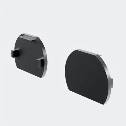 Заглушки для круглого низкопрофильного шинопровода Exility 2шт., TRAM034EC-R-41B. TM Maytoni