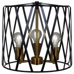 IL1023-3PB-05 BK GD светильник потолочный ILLUMICO, E27х3