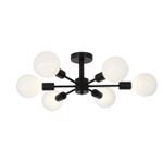 SL419.402.06 Люстра потолочная Черный E27 6*60W