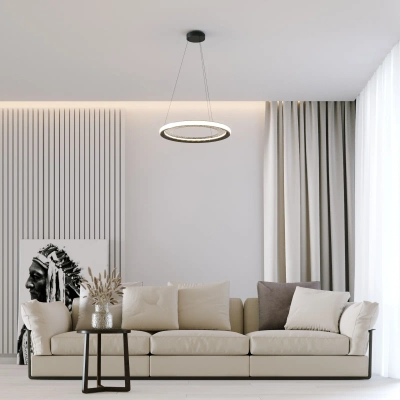 Подвесной светодиодный светильник 40024/1 LED серый, LED