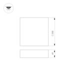Светильник IM-QUADRO-EMERGENCY-3H-S350x350-33W Day4000 (WH, 120 deg, 230V) (Arlight, IP40 Металл, 2 года)