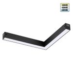 359944 PORT NT25 212 черный Трековый светильник с переключ. цв. темпер. IP20 LED 20W 3000К\4000К\6000К 90-240V VECTOR