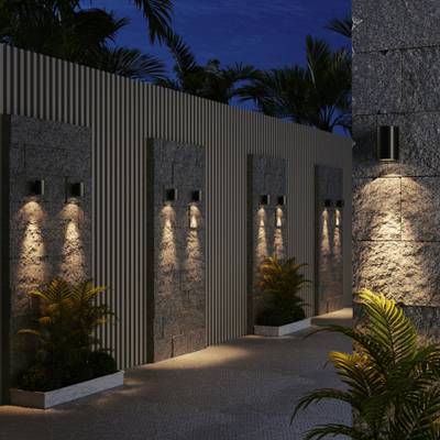 SL9007.401.02 Светильник уличный настенный ST-Luce черный GX53 2*9W