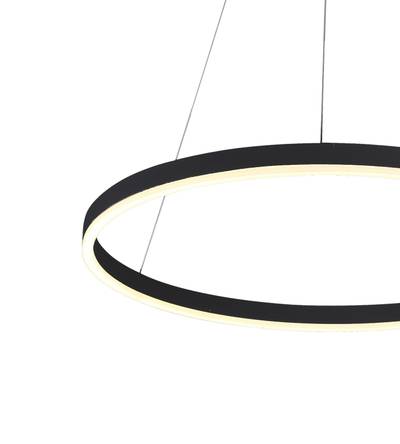 08212,19A(4000K) Подвес Тор черный d40 h150 Led 23W (4000K) 2 типа крепления