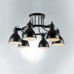 761067 Люстра ACROBATA 6х40W E14 ЧЕРНЫЙ Lightstar