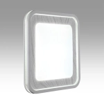 7682/EL COLOR SN 164 Светильник пластик/сер под дер LED 70Вт 3000-6000K 507х507 IP43 пульт ДУ MAVI WOOD