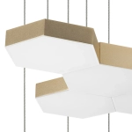 750223 Люстра подвесная FAVO LED-60W 2880LM Satin Gold 4000K Lightstar
