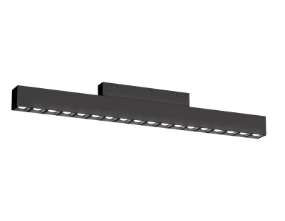 Светильник трековый светодиодный Magnetic standard 48V 20mm GL4505 BK черный IP20 18W 3CCT 3000-6000K SMART 24° 328*22*25
