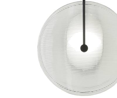 08438-2,19(21) Настенный светильник Мелисса черный/прозрачный d25 h30 Led 8W (4000K)