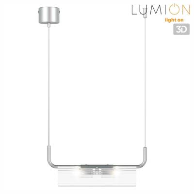 8258/2 SUSPENTIONI LN26 серебро/прозрачный, металл/стекло Подвес G9 2*20W 220V TORONTO