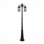 SL080.425.02 Светильник уличный наземный ST-Luce Темный кофе/Прозрачный, Темный кофе E27 2*100W