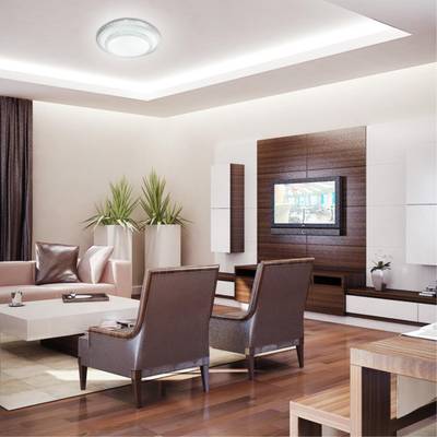 2041/DL PALE SN 144 Светильник пластик/белый/прозрачный LED 48Вт 3000-6300K D350 IP43 пульт ДУ FLOORS