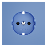 VLS000715 Накладка для розетки с заземлением и защитными шторками, S70 (деним). (ТМ Maytoni)