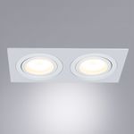 Точечный встраиваемый светильник Arte Lamp TARF A2168PL-2WH, 2хGU10