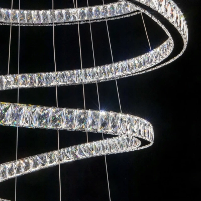 Eletto Olimpia EL330P140 LED Люстра хрустальная с пультом Хром