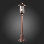 SL080.415.01 Светильник уличный наземный ST-Luce Темный кофе/Прозрачный, Темный кофе E27 1*60W