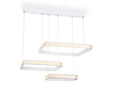 Потолочный светодиодный светильник с пультом FA6165 WH белый 131W 720*500*900 (ПДУ РАДИО 2.4)