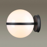 4832/1W NATURE ODL21 709 черный/акрил Ландшафтный настенный светильник E27 1*10W IP44 LOMEO LOMEO