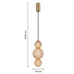 Подвес Kiran 4612-1P, LED*7W, 910LM, 3000K. ТМ F-Promo