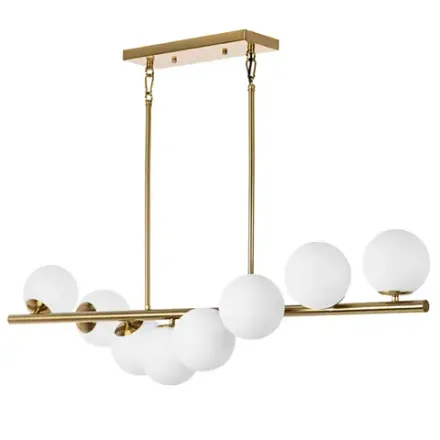 815183 Люстра CROCO 8х40W E14 ЛАТУНЬ Lightstar