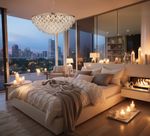 Люстра подвесная Dignita FL1091-18P, E14х18