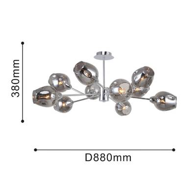 Потолочная люстра Tilda 2657-10U, 10*E14*40W. ТМ F-Promo