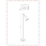 Ландшафтный светильник Arte Lamp BRONN A2367PA-1BK, 1хGU10