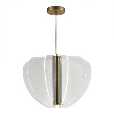 SL6509.203.01 Светильник подвесной ST-Luce Латунь/Прозрачный LED 1*45W 4000K