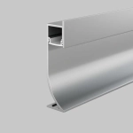 Алюминиевый профиль плинтус 53x14 (Серебро, 2 м), ALM-5314-S-2M. TM Maytoni