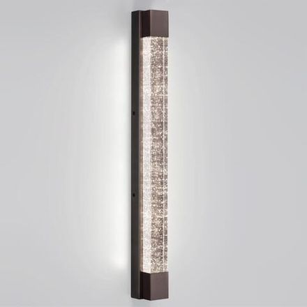 6680/12WL HIGHTECH ODL24 271 Настенный светильник брашир черн/металл/хрусталь IP20 LED 12W 600Лм 4000K MIRADA
